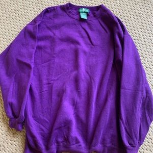 Purple crew neck